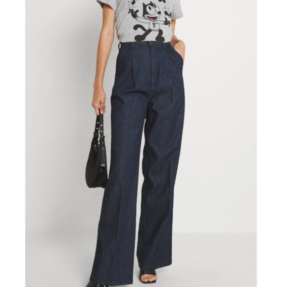 LEVI'S X FELIX THE CAT PLEATED HIGH LOOSE WOMEN'S JEANS Size 30 NWT - Picture 9 of 9